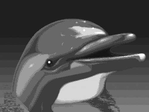 Скриншот из видео-игры «Дельфин Экко» (1992-ой год)