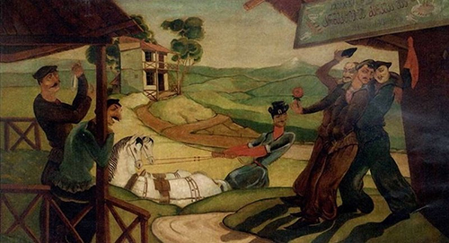 Гудиашвили Ладо. «Выходной в Грузии». 1925