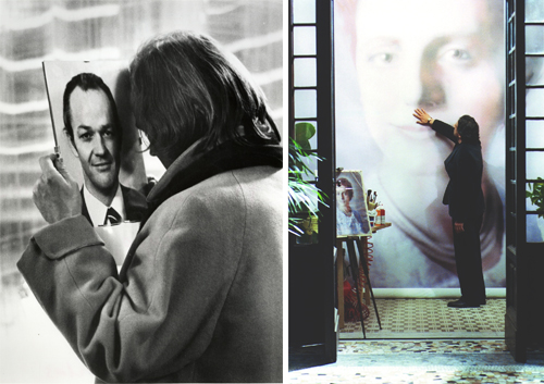 Слева: «Глаза, рот» (Реж. Марко Беллоккьо, 1982). Справа: «Улыбка моей матери» (Реж. Марко Беллоккьо,1982)